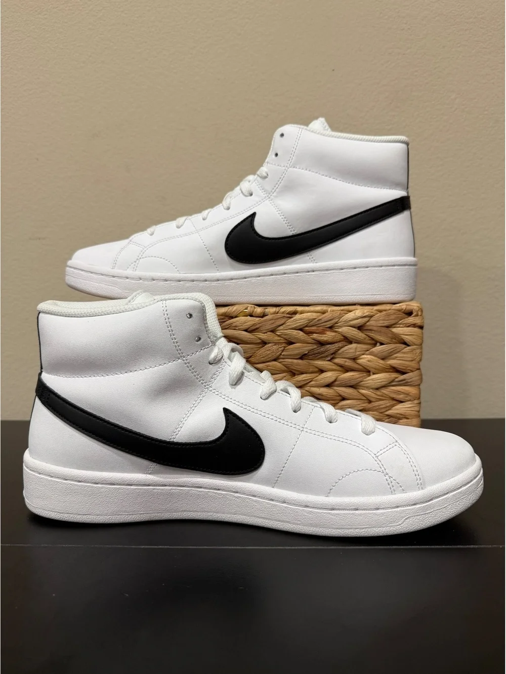 Size 8.5 - Nike Court Royale 2 Mid “White Onyx”